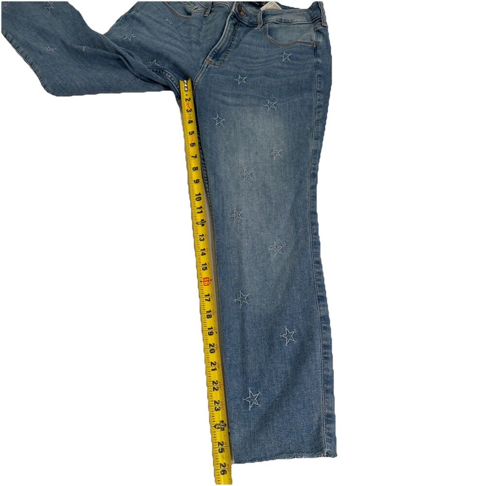 Hollister Jeans Curvy High Rise Crop Super Skinny Women’s Denim Stretch Size 13R - Picture 11 of 11